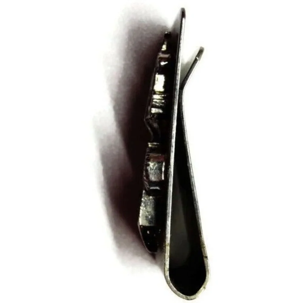 Money Clip Euclid Scraper Dirt Mover Stainless Steel Wallet Vintage Silver Tone